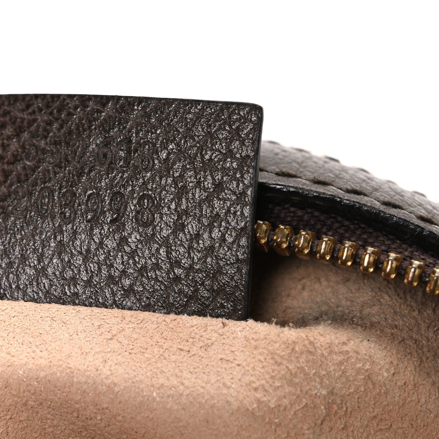 Gucci GG Supreme Monogram Web Mini Ophidia Round Shoulder Bag Brown