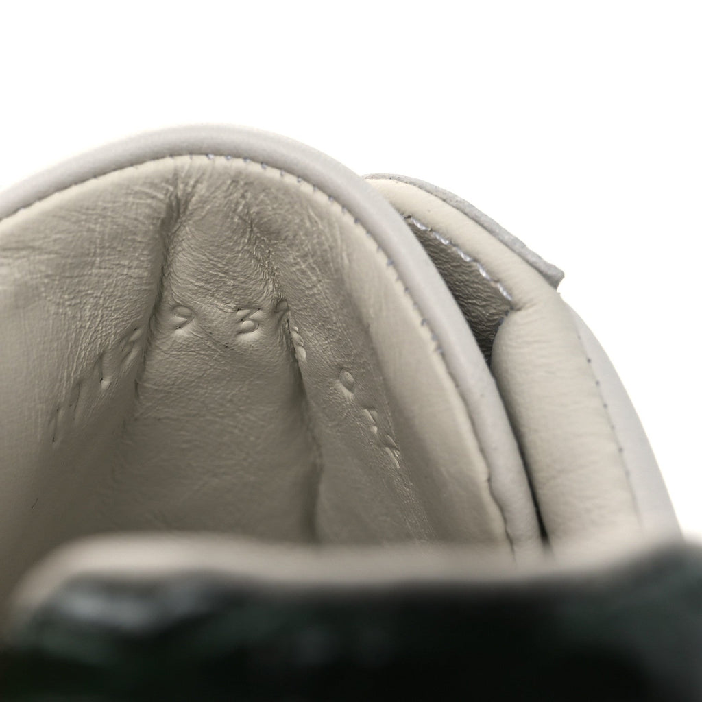 Gucci Ultralight Plume Calfskin Web Womens Ace Platform Sneakers 39.5 White