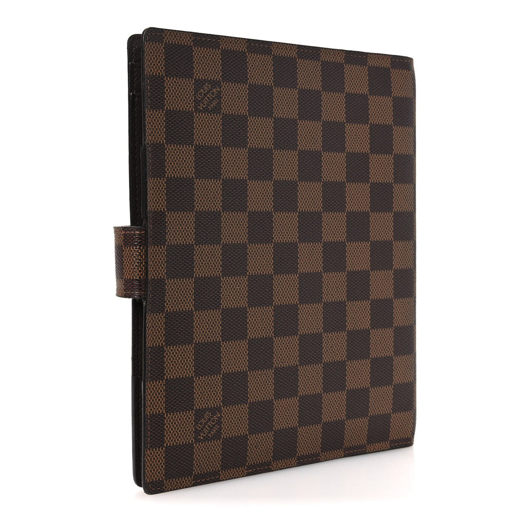 Louis Vuitton Damier Ebene Large Ring Agenda Cover