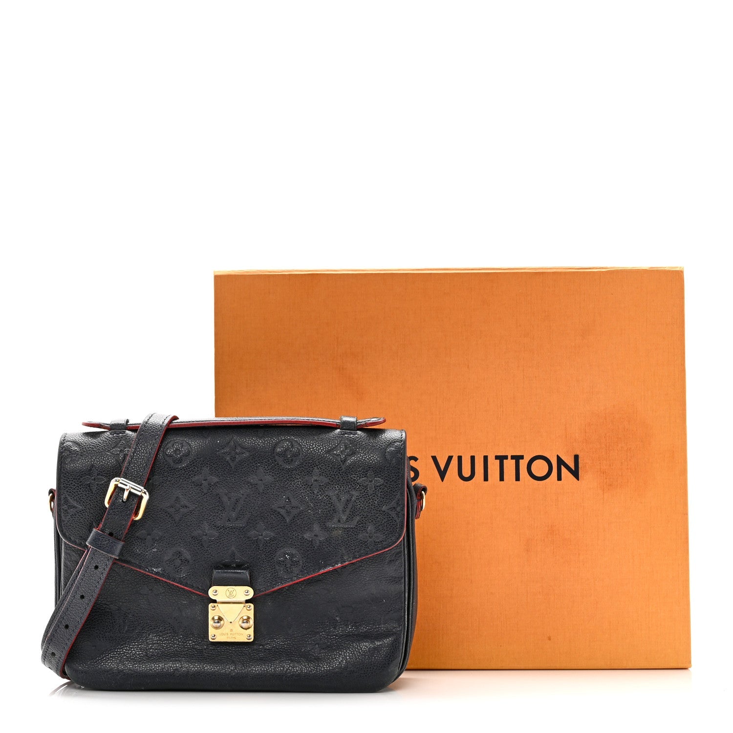 Louis Vuitton Empreinte Pochette Metis Marine Rouge