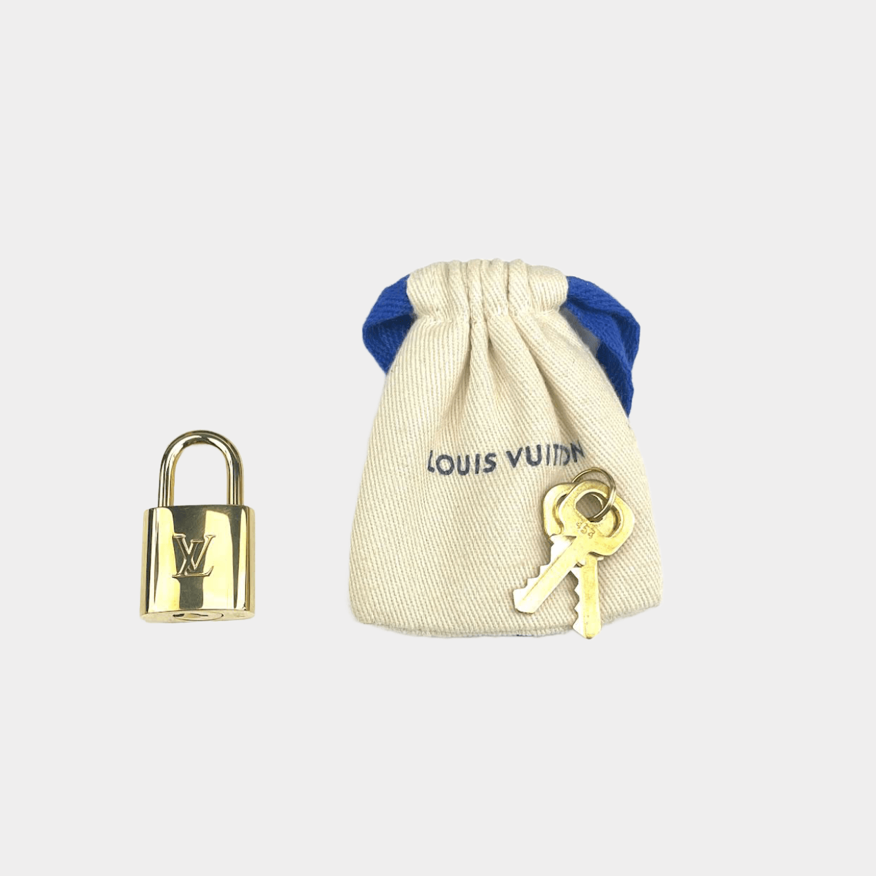 LOUIS VUITTON Monogram Keepall 60 Bando w/Strap Lock & Key