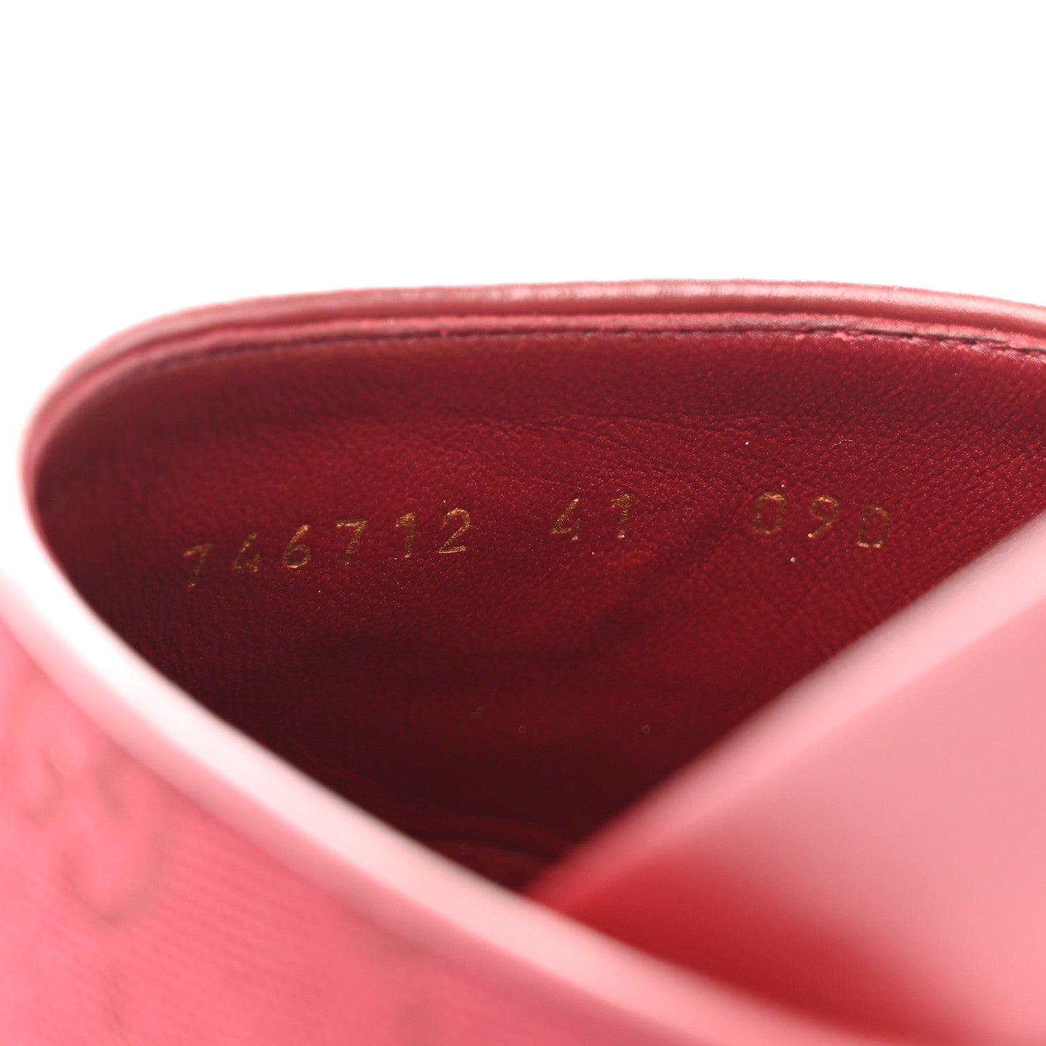 Gucci GG Supreme Monogram Womens Horsebit Slippers 41 Rosso Ancora