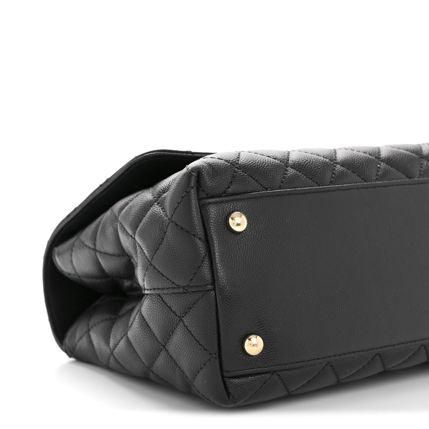 Chanel Caviar Quilted Small Coco Handle Flap Black