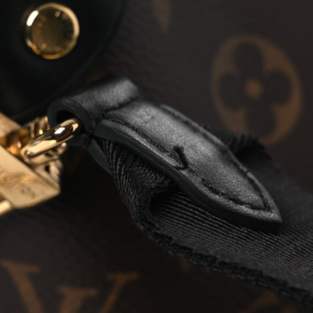 Louis Vuitton Monogram Petite Malle Souple Black