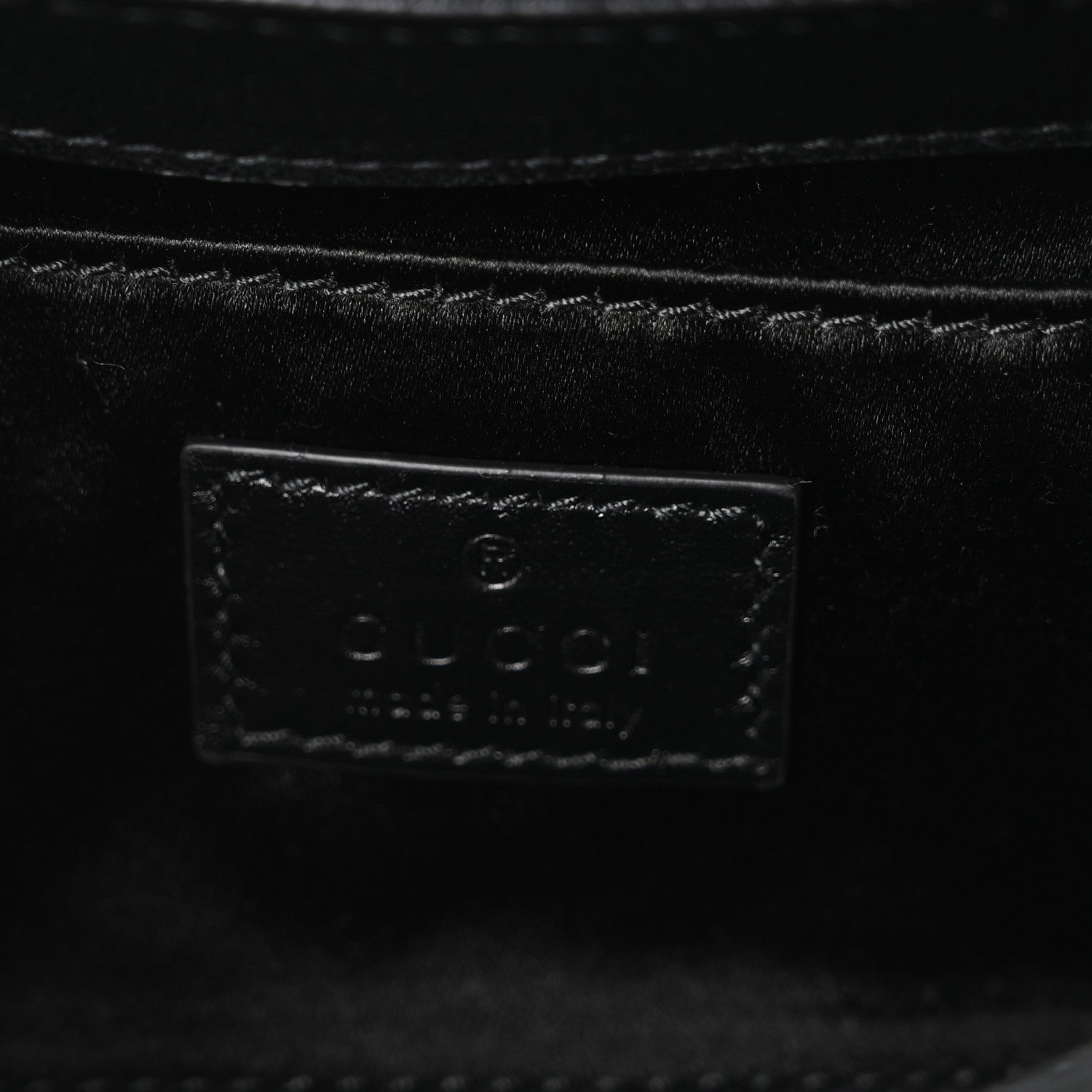 Gucci Nappa Vertical Matelasse Small Maxi Horsebit Chain Shoulder Bag Black