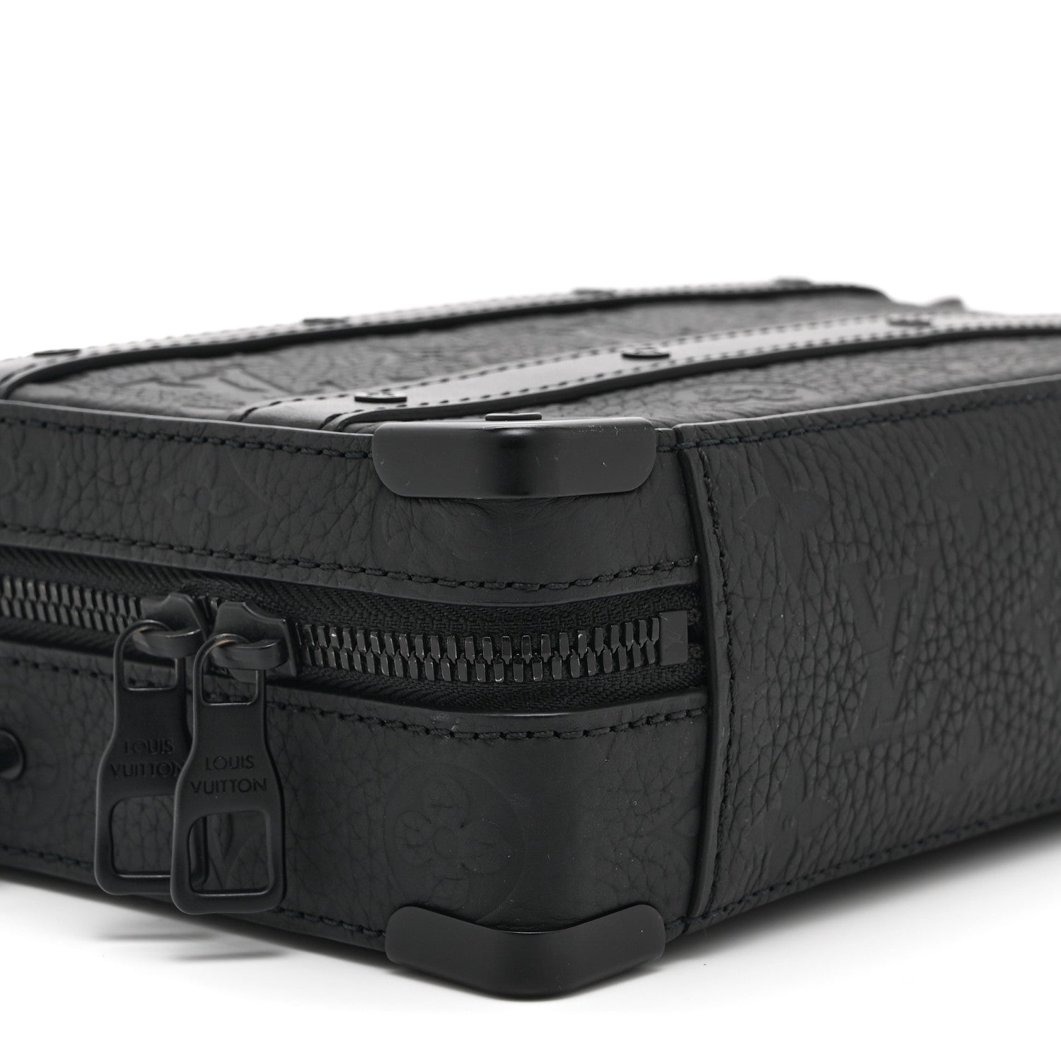 Louis Vuitton Taurillon Monogram Soft Trunk Black