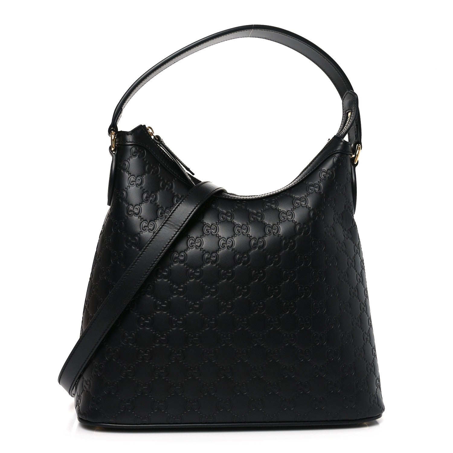 Gucci Guccissima Linea A Hobo Black