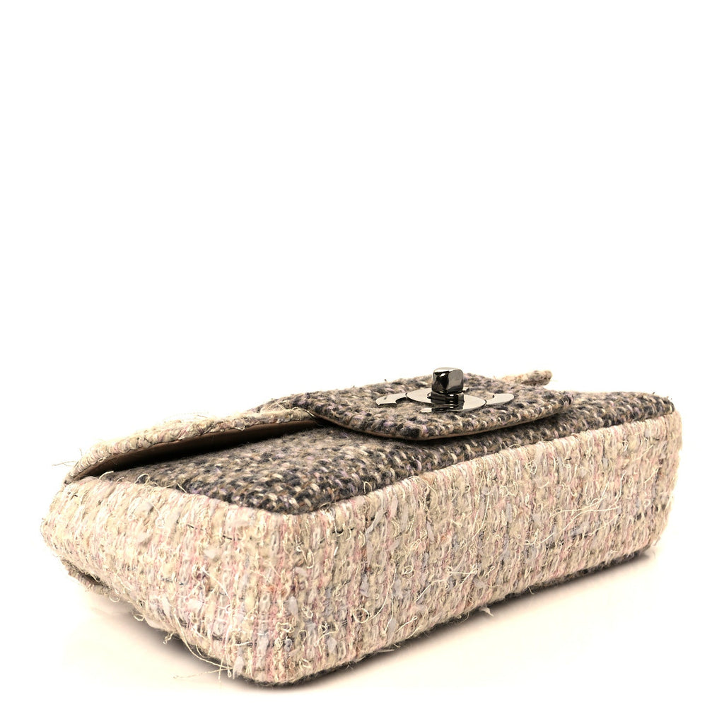 Chanel Tweed Small Fantasy Flap Grey