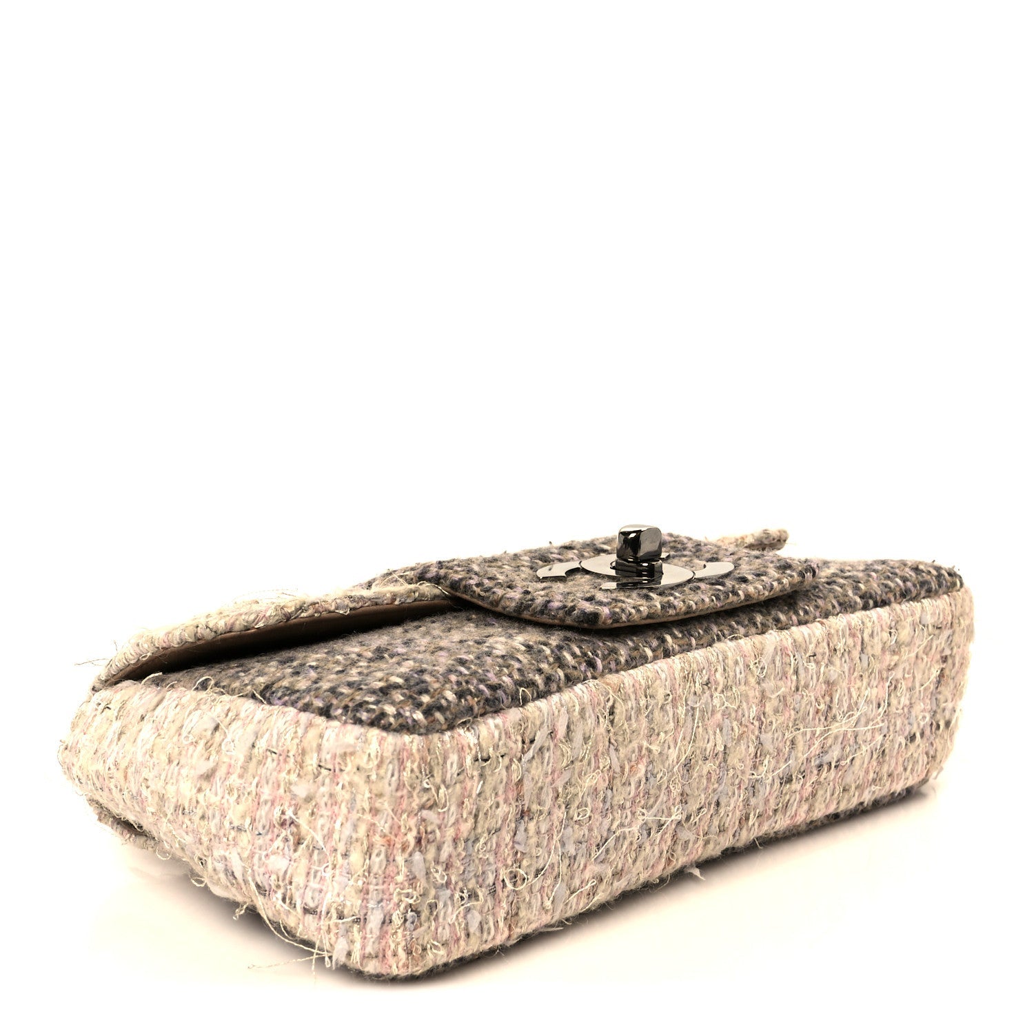 Chanel Tweed Small Fantasy Flap Grey
