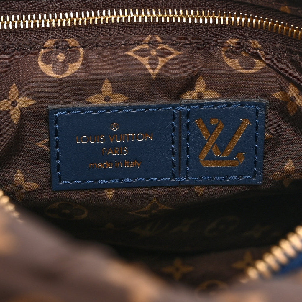 Louis Vuitton Econyl Mini Monogram Pillow Speedy Bandouliere 25 Navy