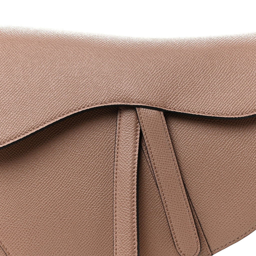 Christian Dior Calfskin Saddle Bag Pink