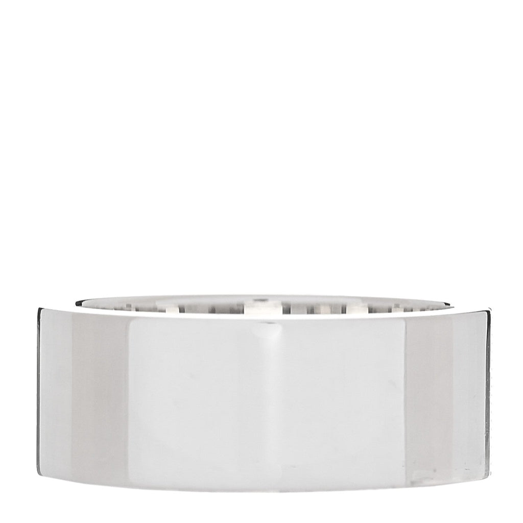 Gucci Sterling Silver G Cutout Ring 56 7.5
