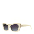 Acetate Pearl Cat Eye CC Sunglasses 5481-H-A White