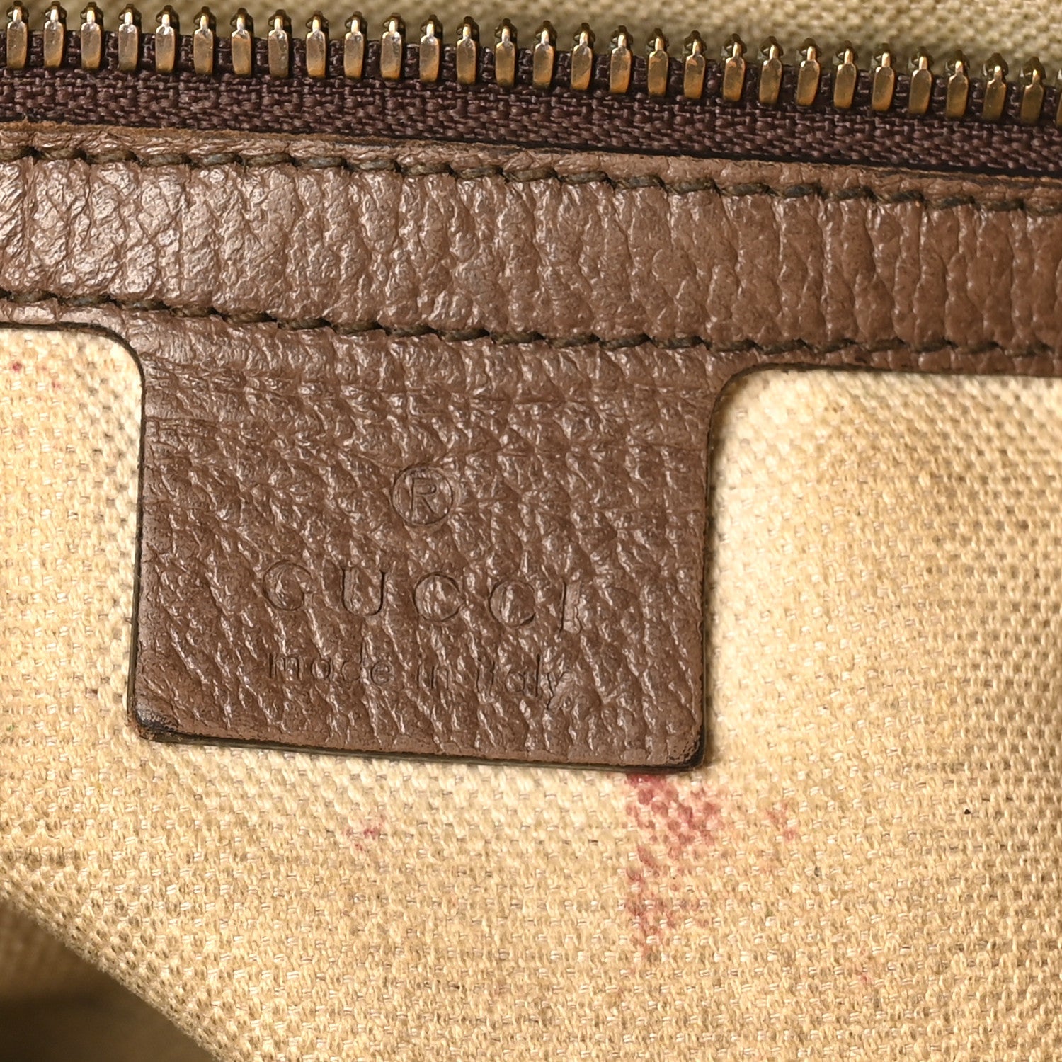 Gucci GG Supreme Monogram Web Small Ophidia Messenger Bag Brown