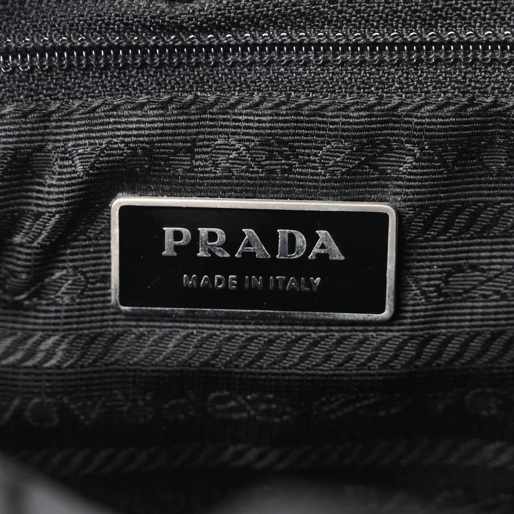 Prada Nylon Vela Small Backpack Black