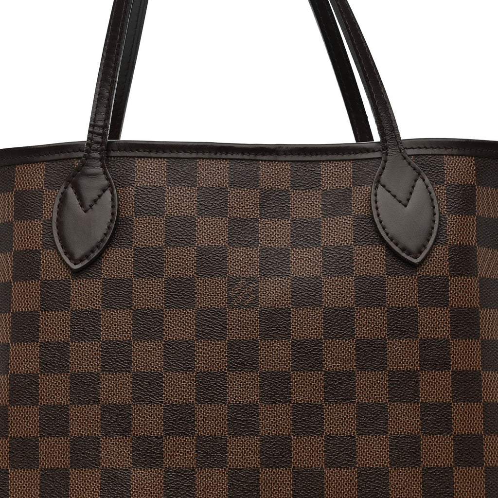 Louis Vuitton Damier Ebene Neo Neverfull MM Rose Ballerine