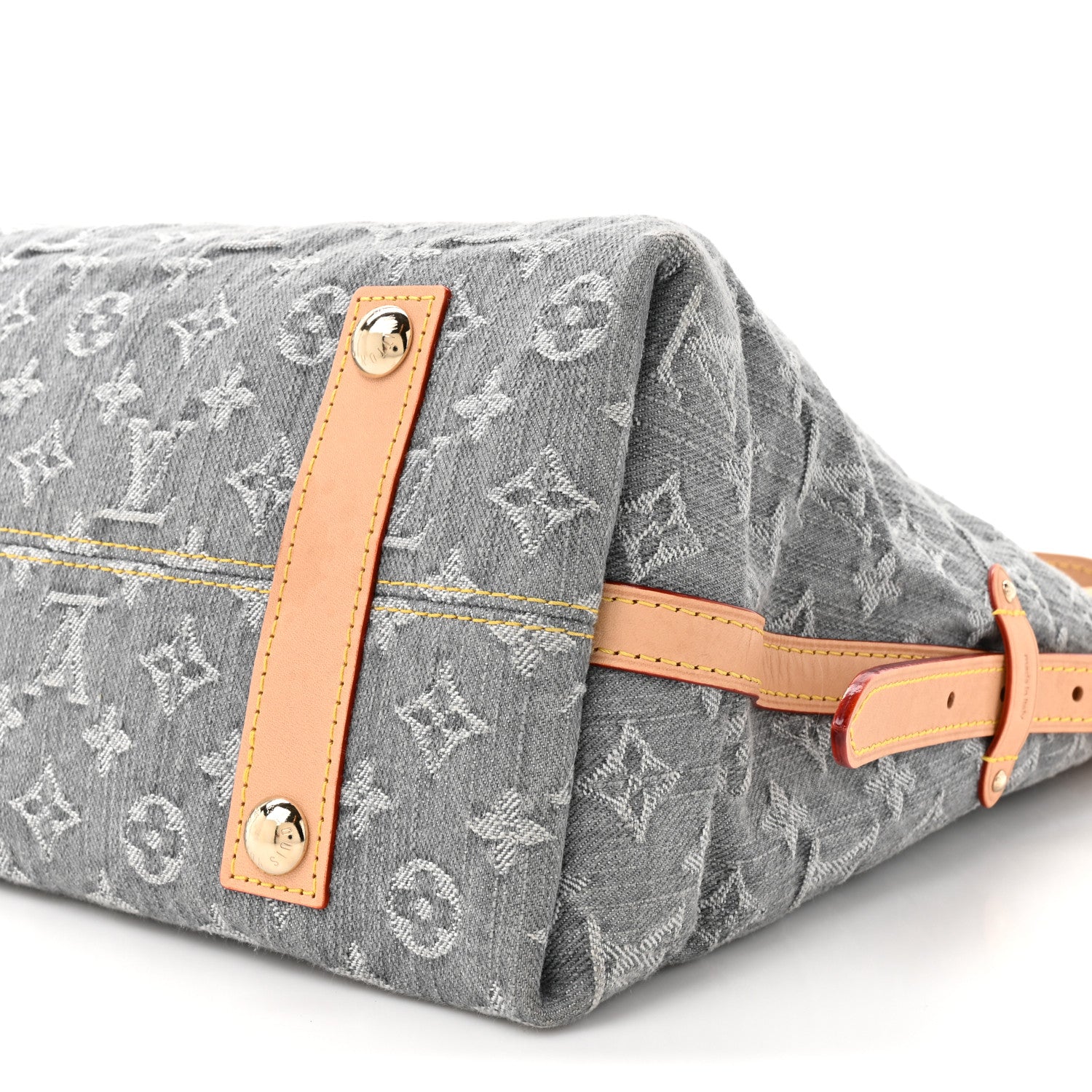 Louis Vuitton Monogram Denim CarryAll MM Washed Grey