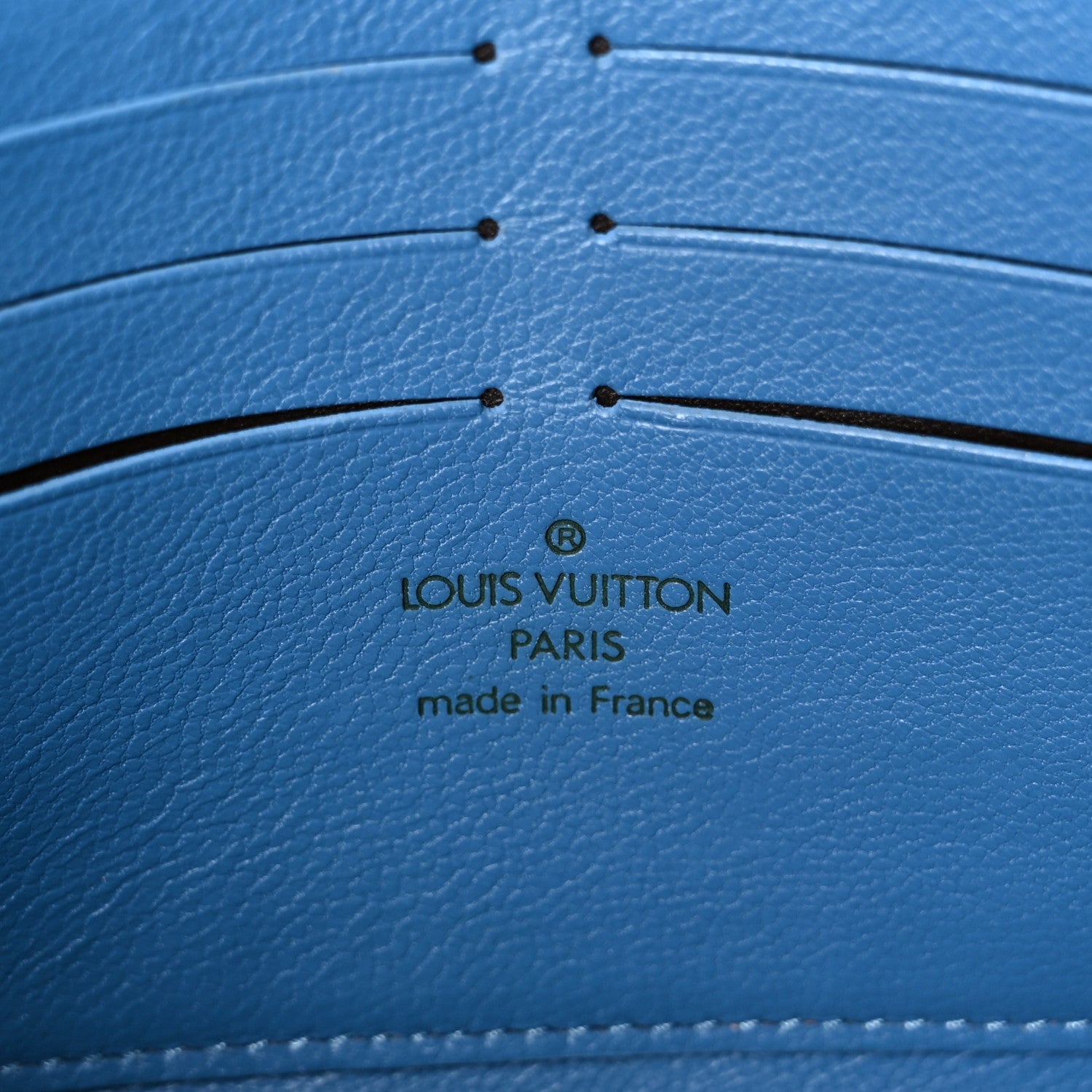 Louis Vuitton Crocodile Twist Chain Wallet Bleuet