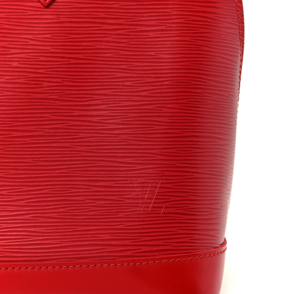 Louis Vuitton Epi Alma PM Castillan Red
