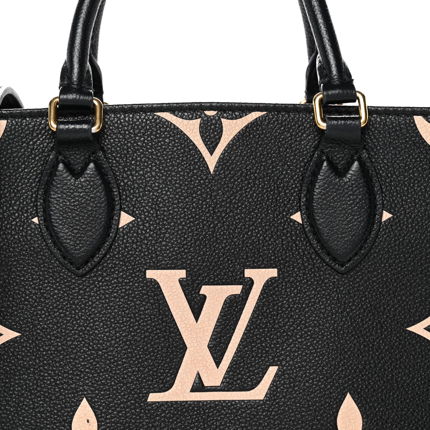 Louis Vuitton Empreinte Monogram Giant Onthego PM Black Beige