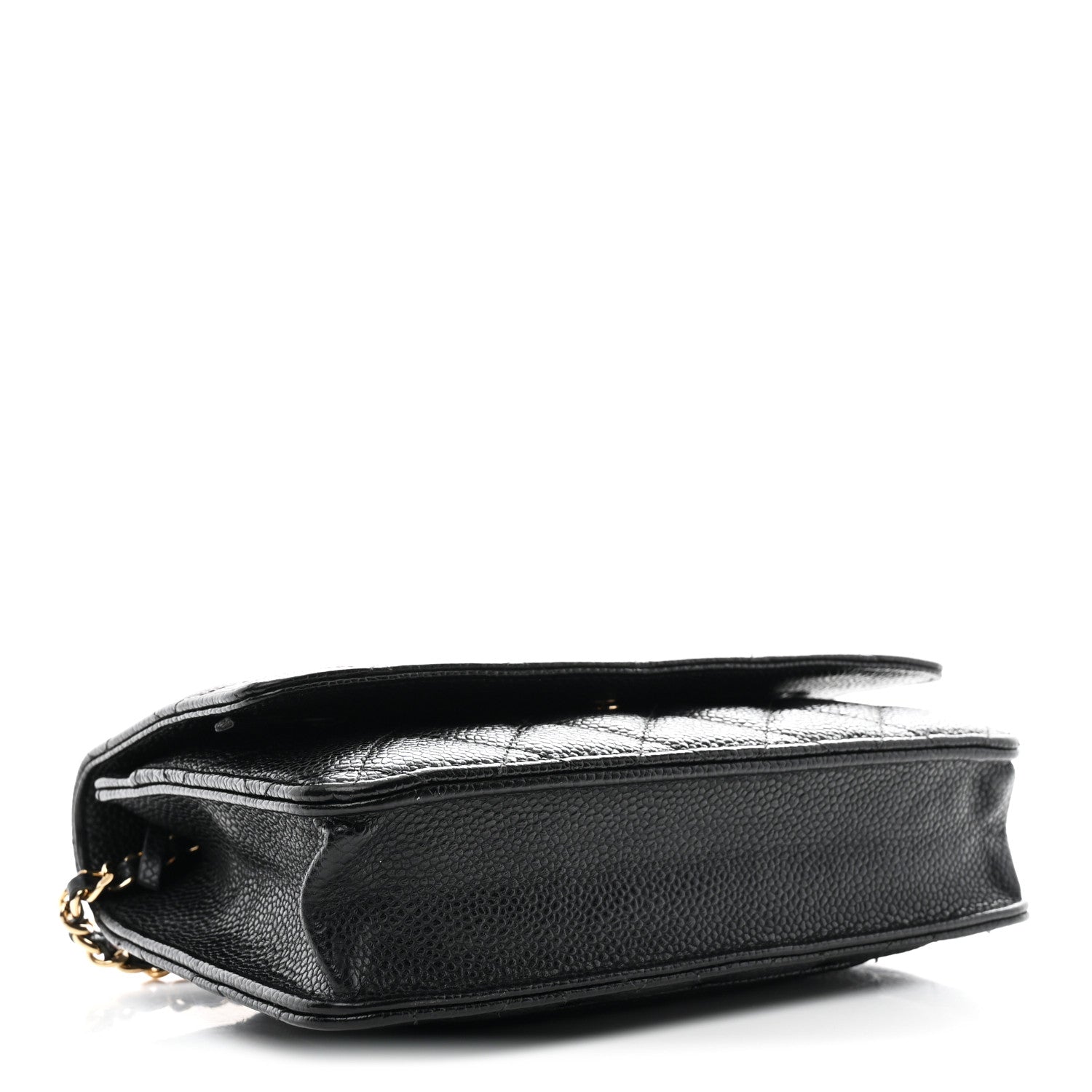 Chanel Caviar Quilted Wallet on Chain WOC Black
