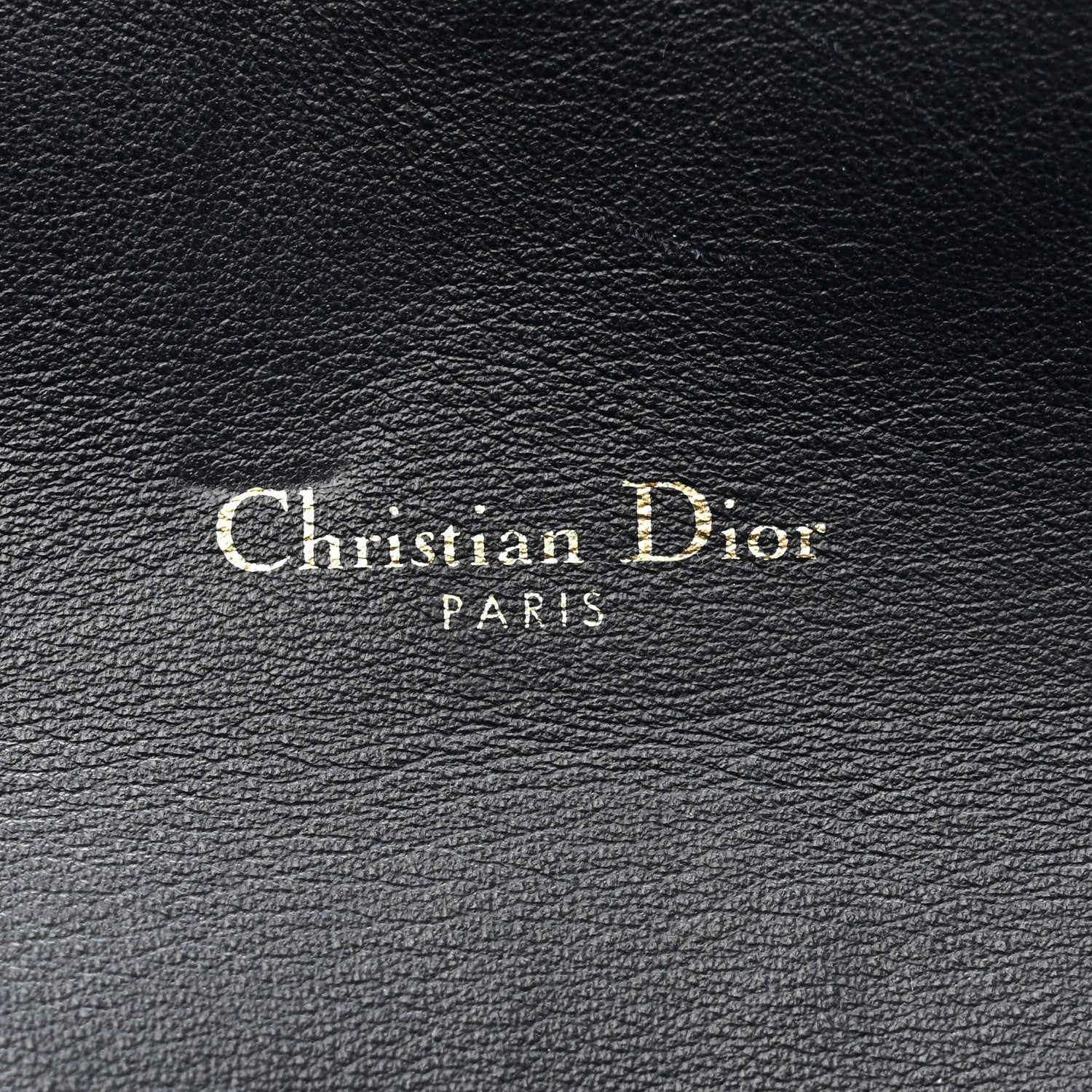 Christian Dior Oblique Saddle Chain Long Wallet Blue