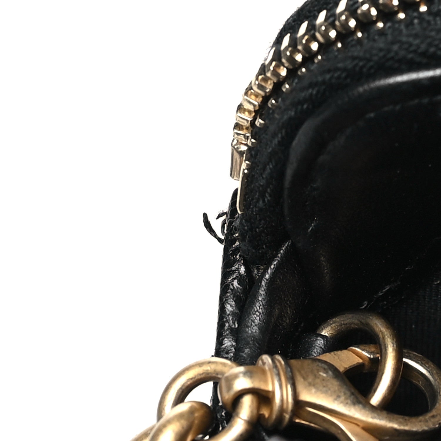 Chanel Caviar Quilted Small Boy Clutch With Chain Black