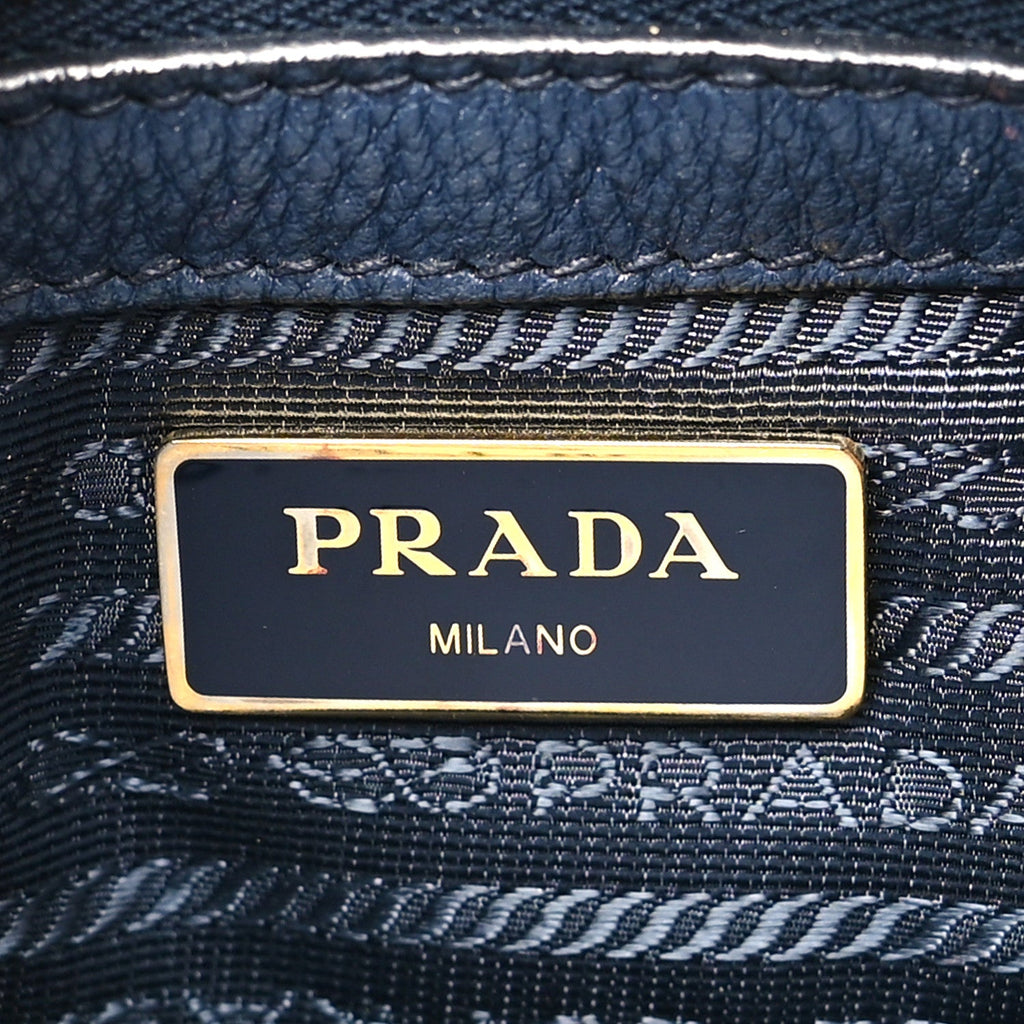Prada Vitello Phenix Shopping Tote Baltico