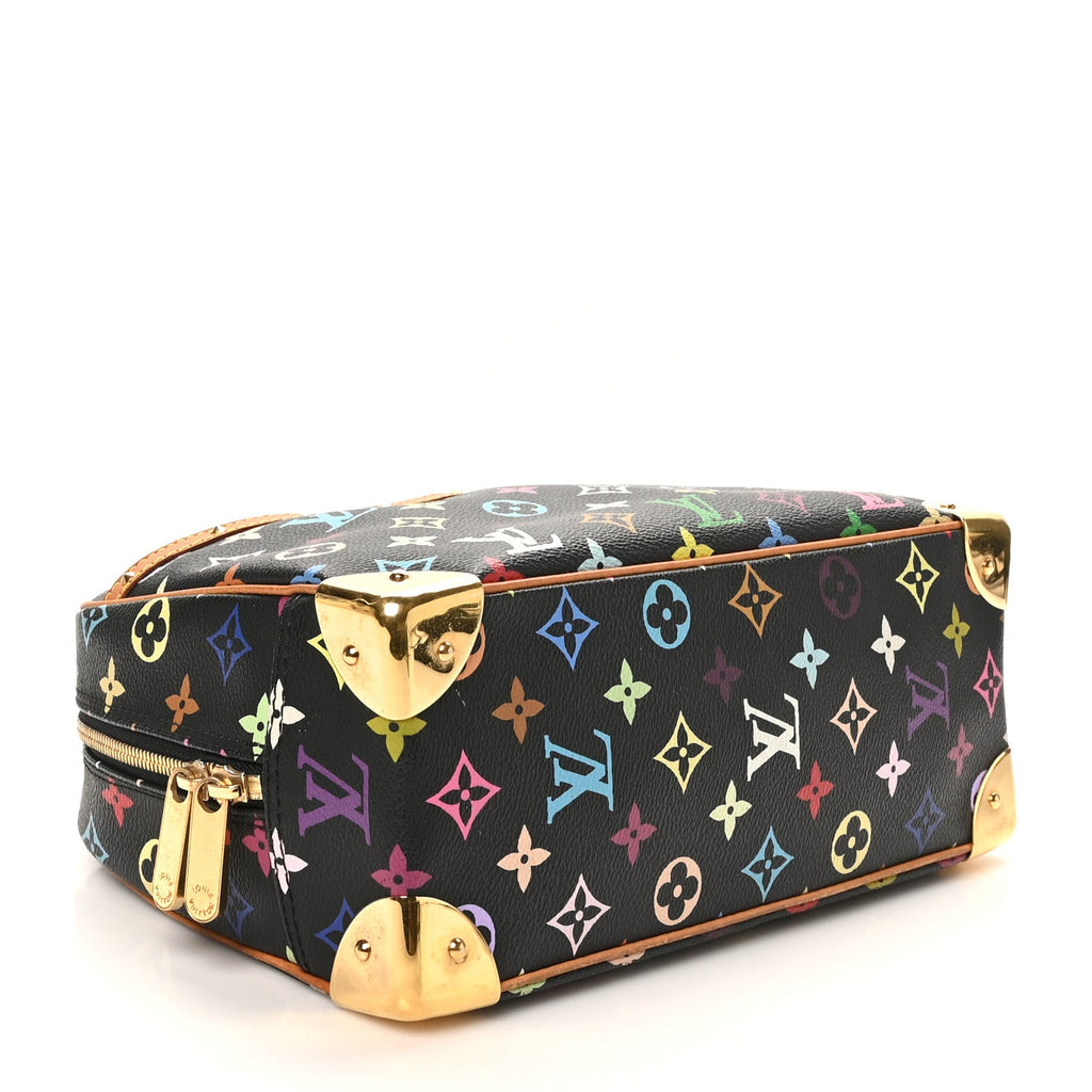 Louis Vuitton Monogram Multicolor Trouville Black