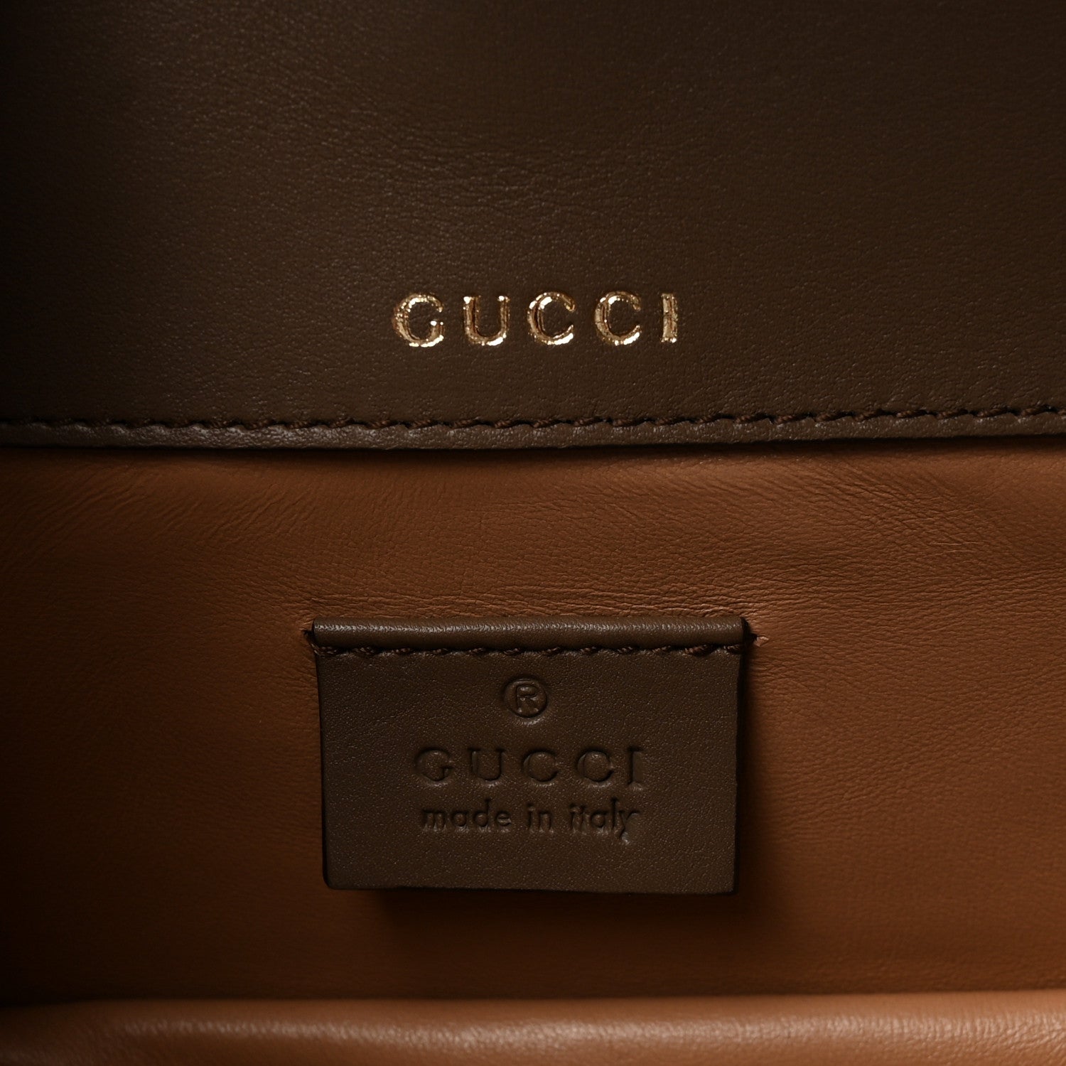 Gucci Lizard Mini Sylvie 1969 Messenger Bag Taupe