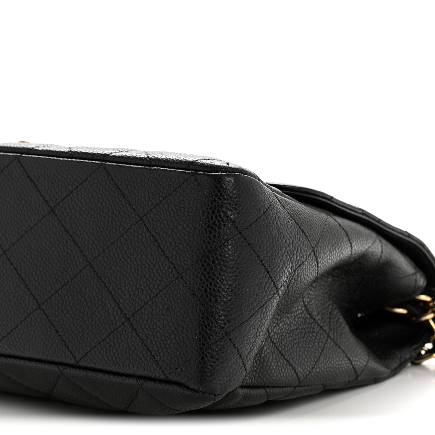 Chanel Caviar Quilted Jumbo Single Flap Black