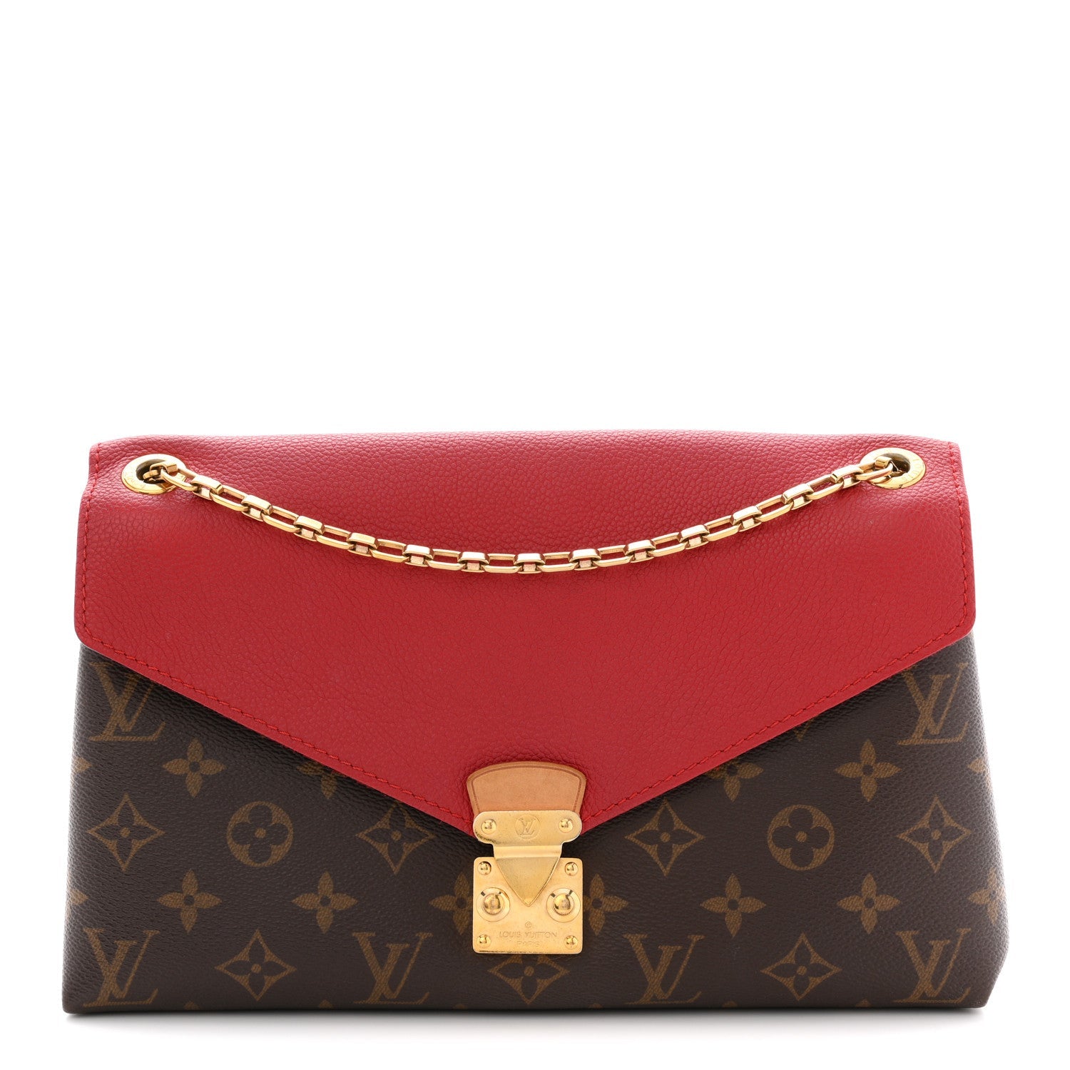 Louis Vuitton Monogram Pallas Chain Cherry