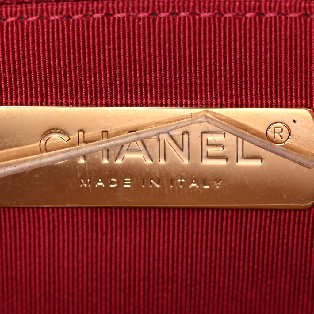 Chanel Shiny Goatskin Quilted Medium Chanel 19 Flap Black