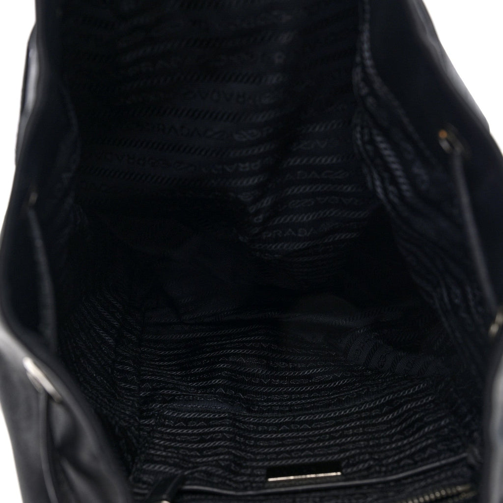 Prada Calfskin Backpack Black