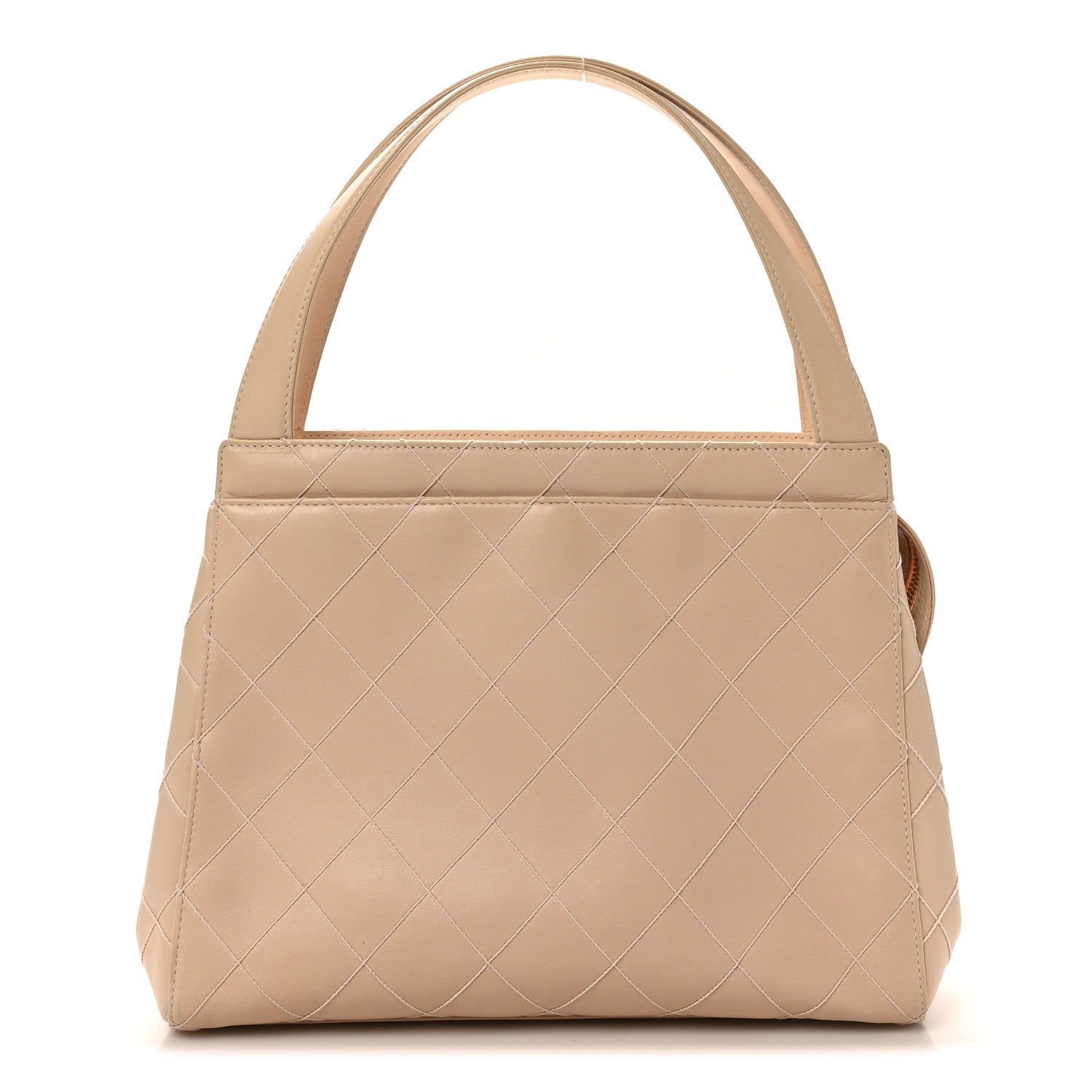Chanel Calfskin Quilted Small Shopper Pink
