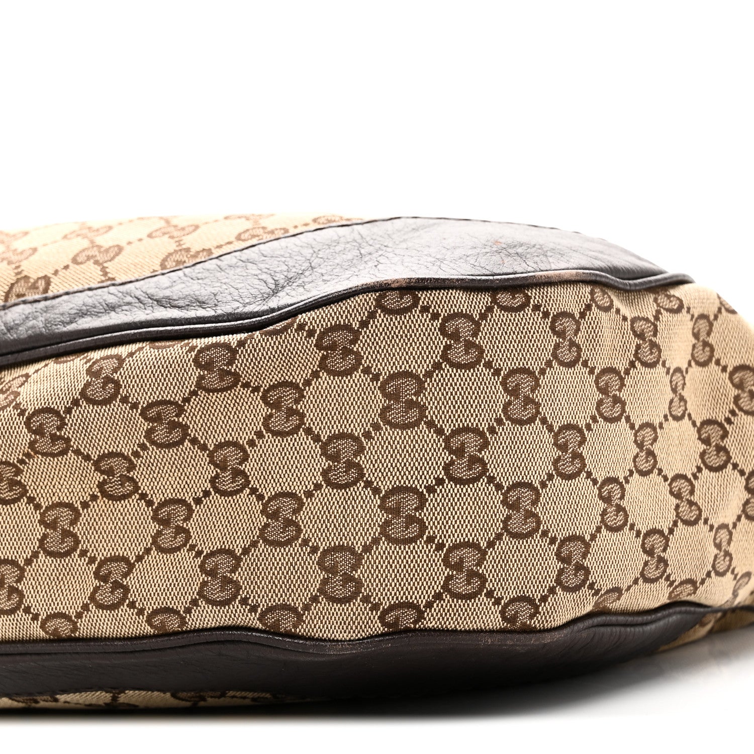 Gucci Monogram Medium Charlotte Hobo Brown