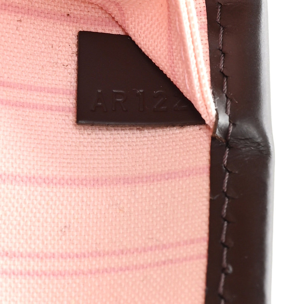 Louis Vuitton Damier Ebene Neo Neverfull MM Rose Ballerine