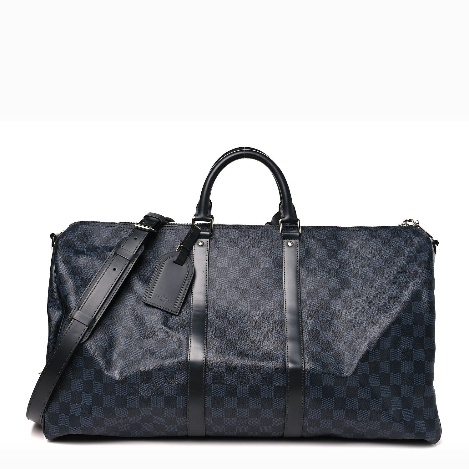 Louis Vuitton Damier Cobalt Keepall Bandouliere 55
