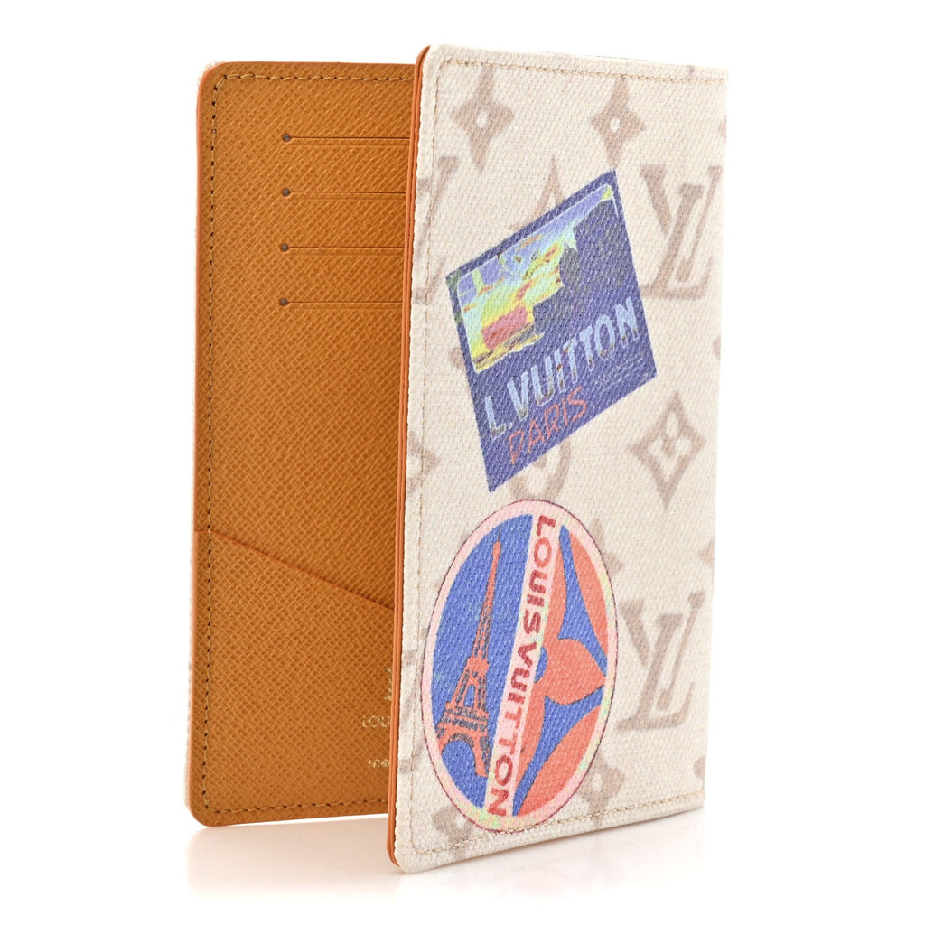 Louis Vuitton Monogram Flight Mode Passport Cover Dune