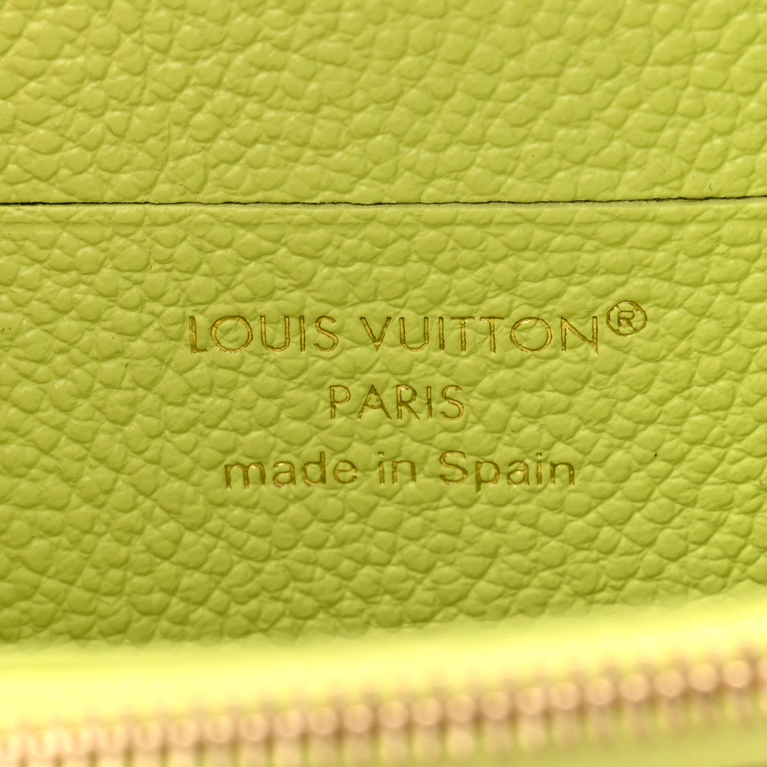 Louis Vuitton Empreinte Rosalie Coin Purse Zesty Lime