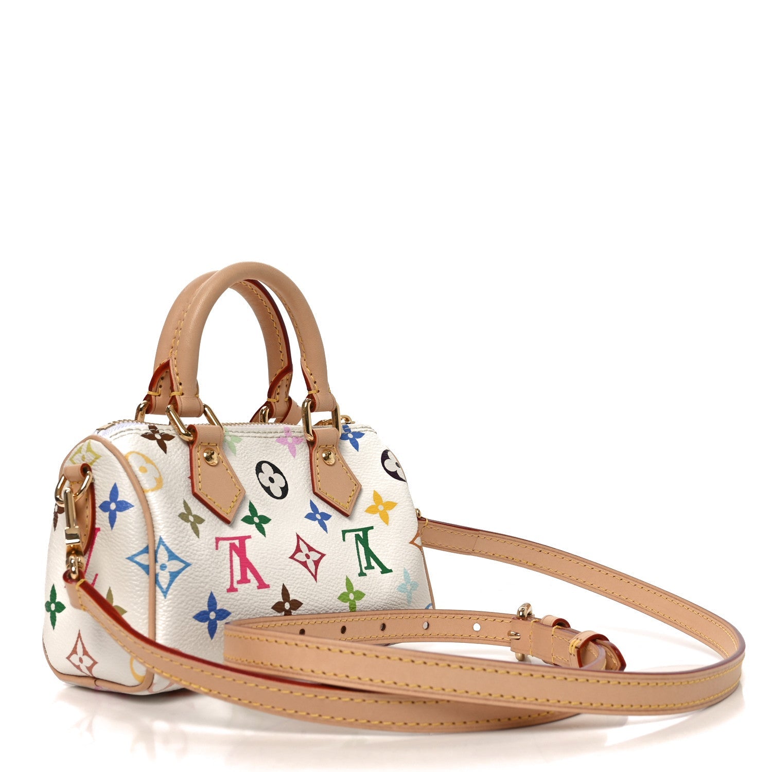 Louis Vuitton LV X TM Monogram Multicolor Nano Speedy White