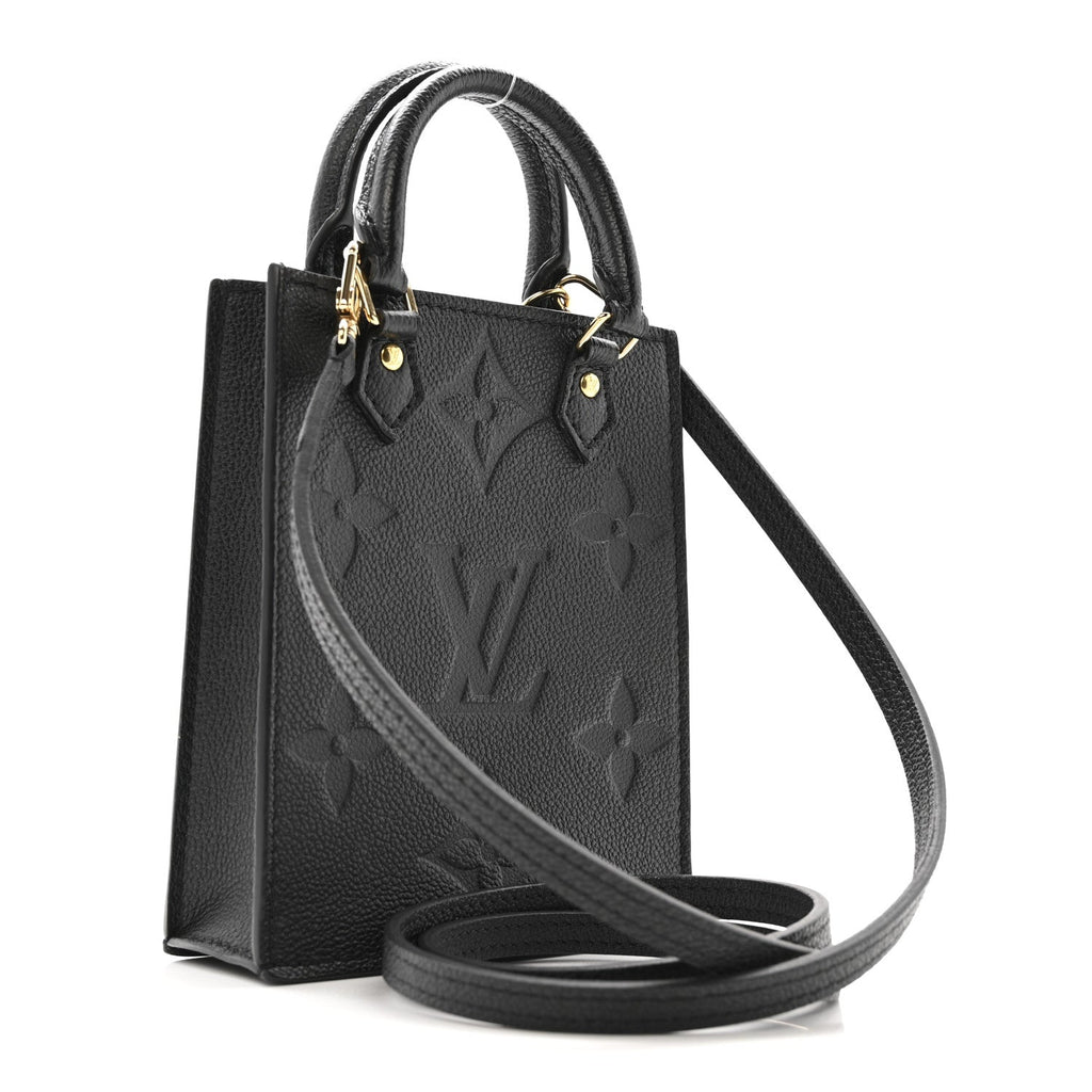 Louis Vuitton Empreinte Monogram Giant Petit Sac Plat Black