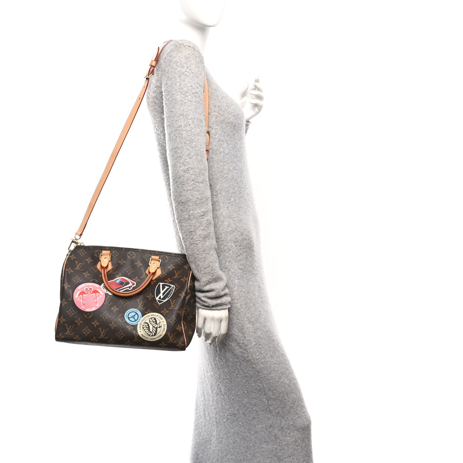 Louis Vuitton Monogram My World Tour Speedy Bandouliere 30