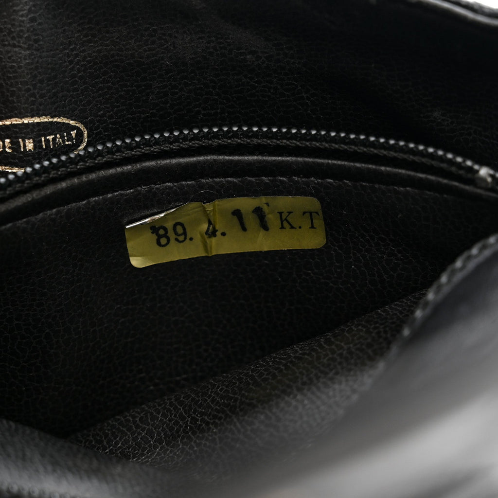 Chanel Patent Flap Waist Belt Bag Black