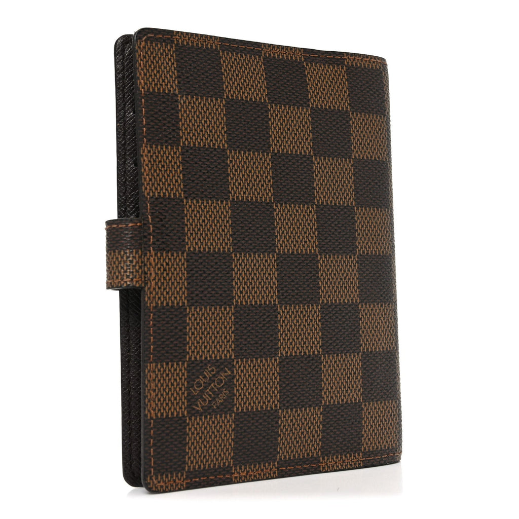 Louis Vuitton Damier Ebene Small Ring Agenda Cover