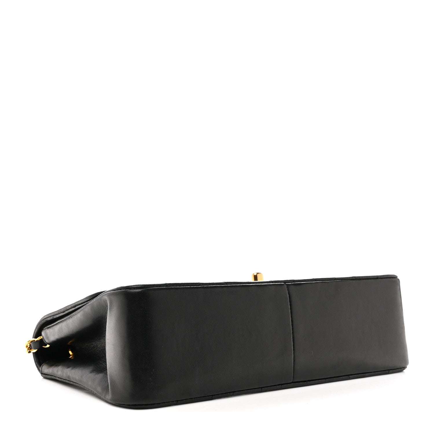 Chanel Lambskin Quilted Medium Single Flap Black
