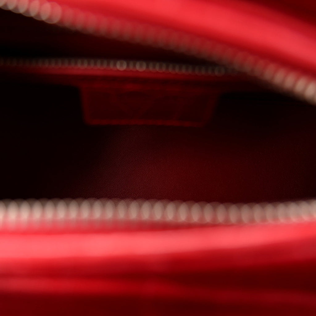 Christian Dior Alligator Medium Lady Dior Red