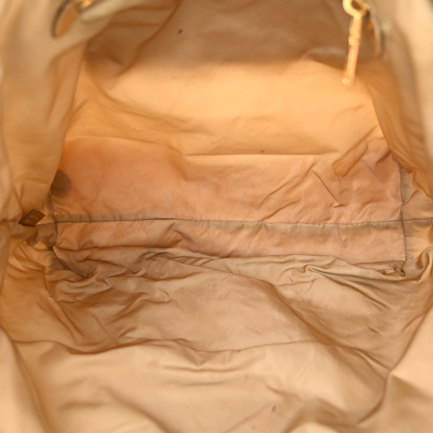 Prada Tessuto Nylon Saffiano Shopping Tote White