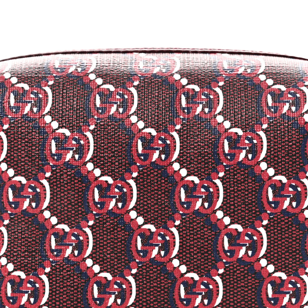 Gucci GG Supreme Shadow Toiletry Pouch Rosso Ancora Red