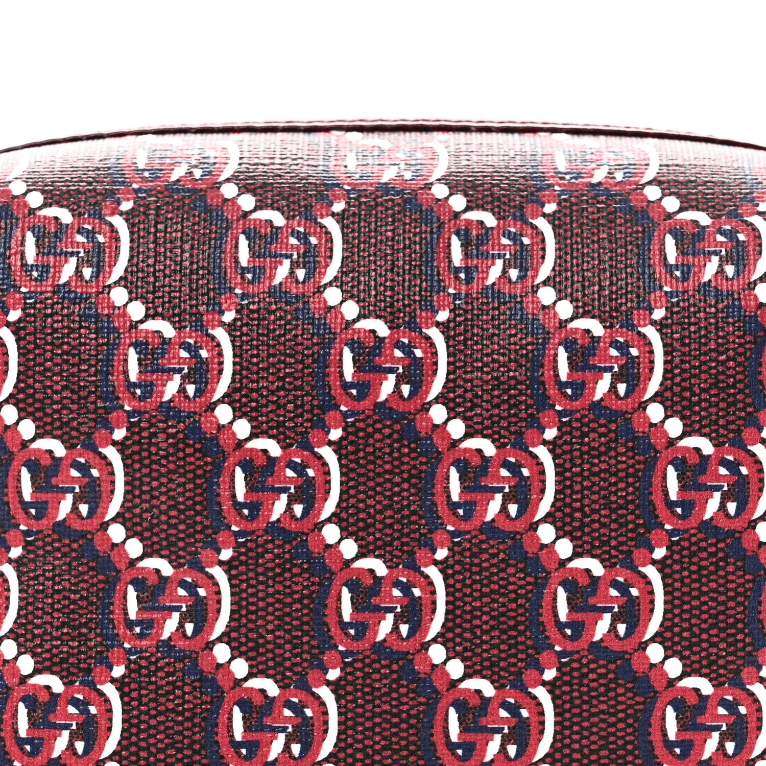 Gucci GG Supreme Shadow Toiletry Pouch Rosso Ancora Red